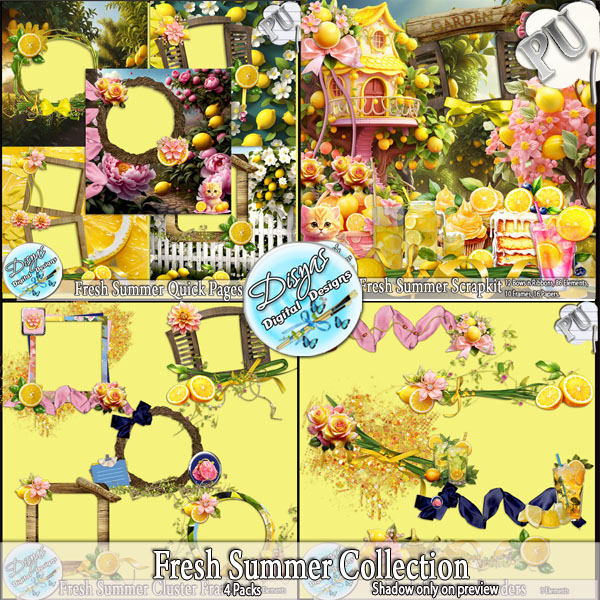 FRESH SUMMER SCRAP KIT BUNDLE - TS by Disyas - Click Image to Close